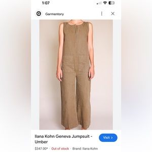 Ilana Kohn Jumpsuit Size Small